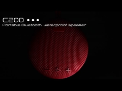 Kleine leger Groene draadloze Bluetooth-luidspreker Farbic Materiaal 800mAh 10M bereik