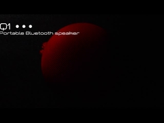 Kleine Mini Buitenluidspreker, 3,7V 800mAh Bluetooth luidspreker met basradiator