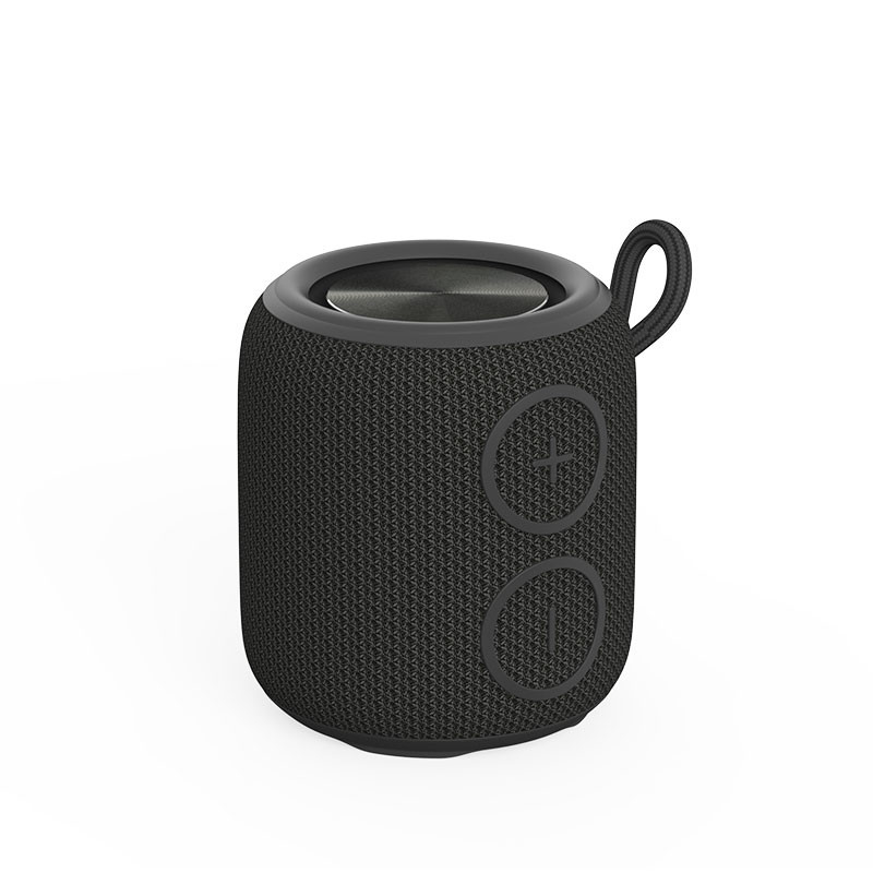 Zwart Draagbaar Mini Outdoor Speaker 8cm*8.9cm 5W-Outputmacht waterdichte IPX7