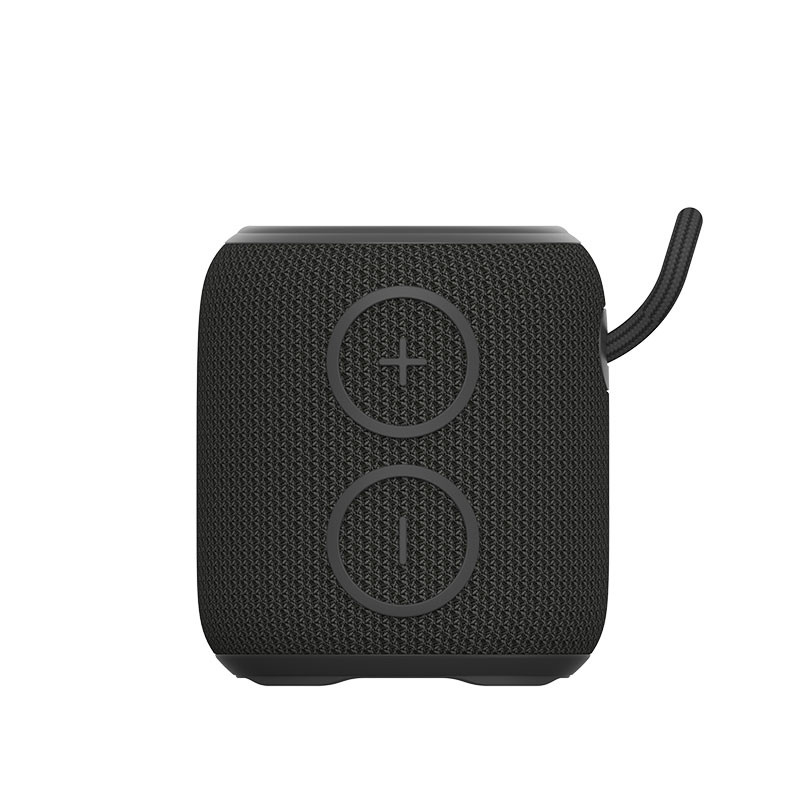 Zwart Draagbaar Mini Outdoor Speaker 8cm*8.9cm 5W-Outputmacht waterdichte IPX7