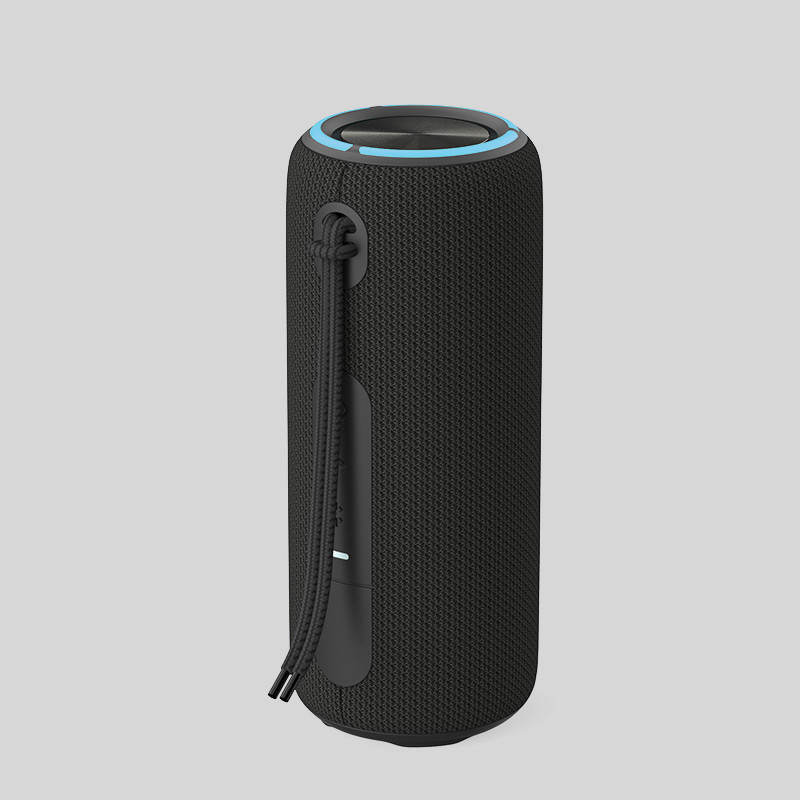 9 x 9,4 x 21 cm draadloze stof luidspreker opladen Type-C 5V/2A Bluetooth Bereik 10-30m