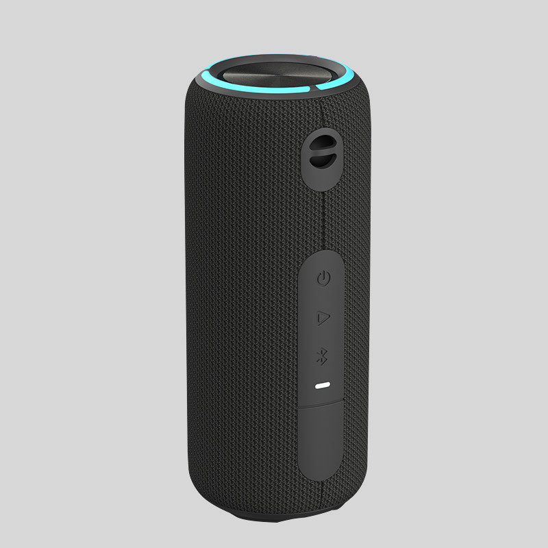 7.6 x 8 x 18 cm draadloze stof luidspreker 10 - 30m Ozzie Bluetooth luidspreker