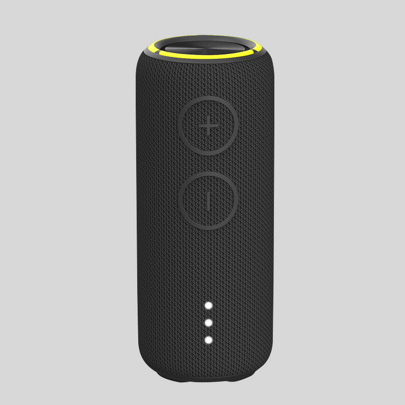 7.6 x 8 x 18 cm draadloze stof luidspreker 10 - 30m Ozzie Bluetooth luidspreker