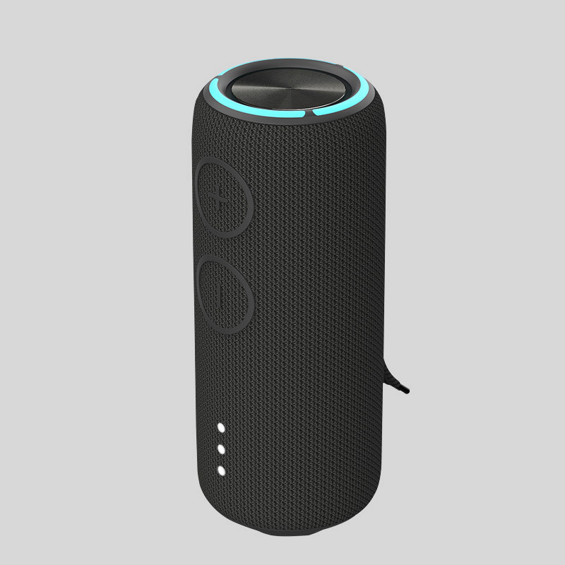 7.6 x 8 x 18 cm draadloze stof luidspreker 10 - 30m Ozzie Bluetooth luidspreker