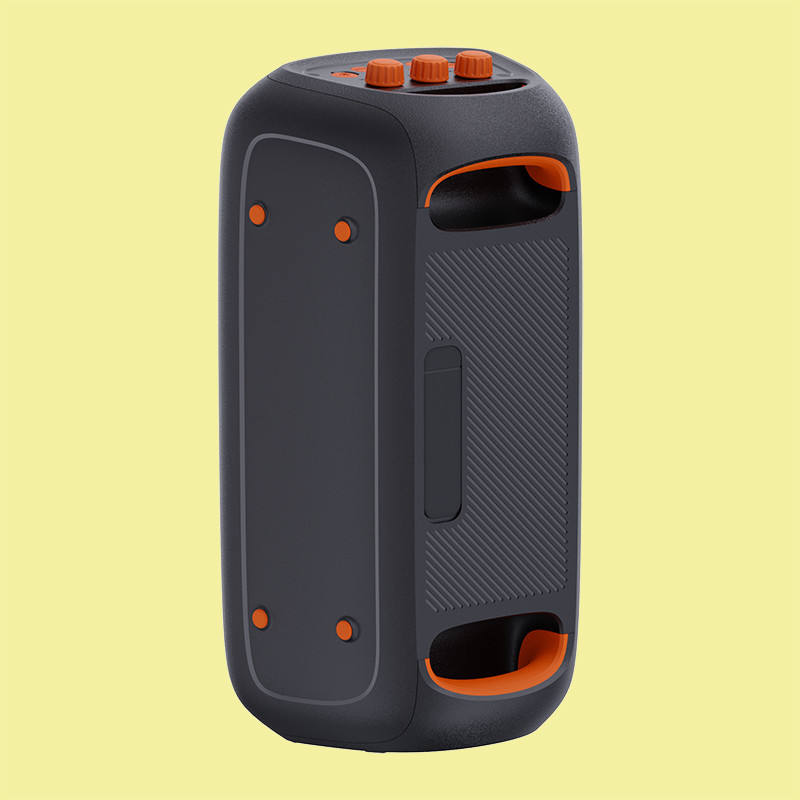 Zwarte Bluetooth V5.3 Buitenpartij luidspreker met batterij 4\u03a9 Impedantie ABS ijzer