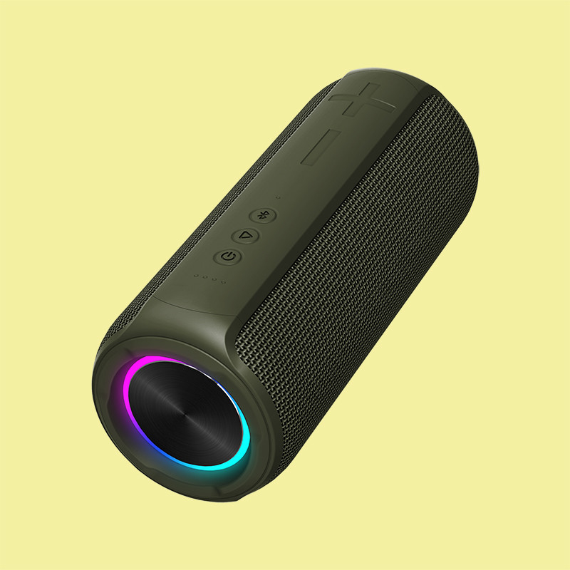 5V 2A 30W krachtige bas LED licht Bluetooth-luidspreker met SD-kaart AUX IN