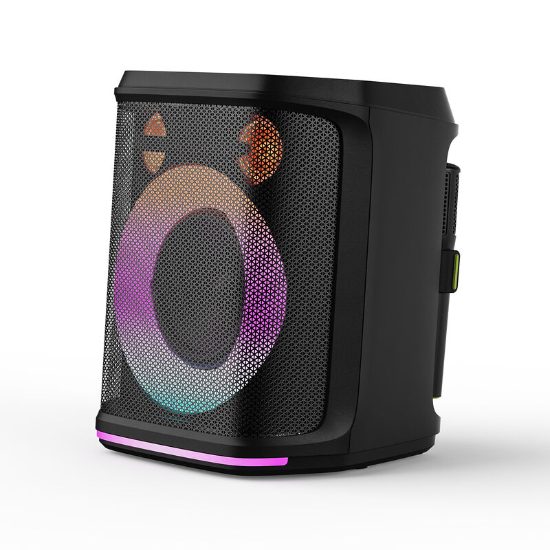 120W Outdoor Party Speaker met Diepe Bass en Draadloze Microfoon voor Bluetooth Karaoke Entertainment