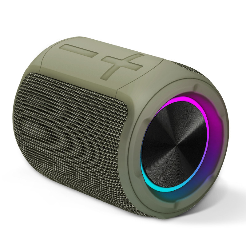 de Draagbare Draadloze Bluetooth Spreker van 2200mAh TWS met Kleurrijke RGB LEIDENE Lichten